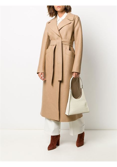 Cappotto lungo con cintura in beige Harris wharf london - donna HARRIS WHARF LONDON | A1191MLK441